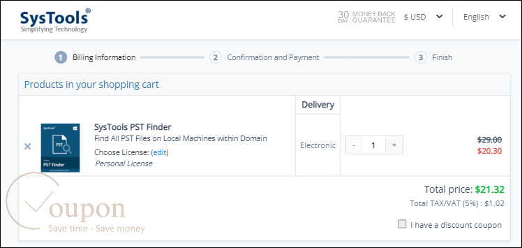 Systools Pst Finder Coupon Code