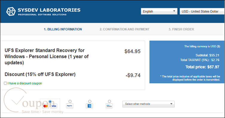 Ufs Explorer Standard Recovery For Windows Coupon Code