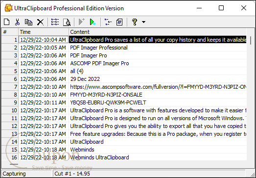 Ultraclipboard Pro Screenshot