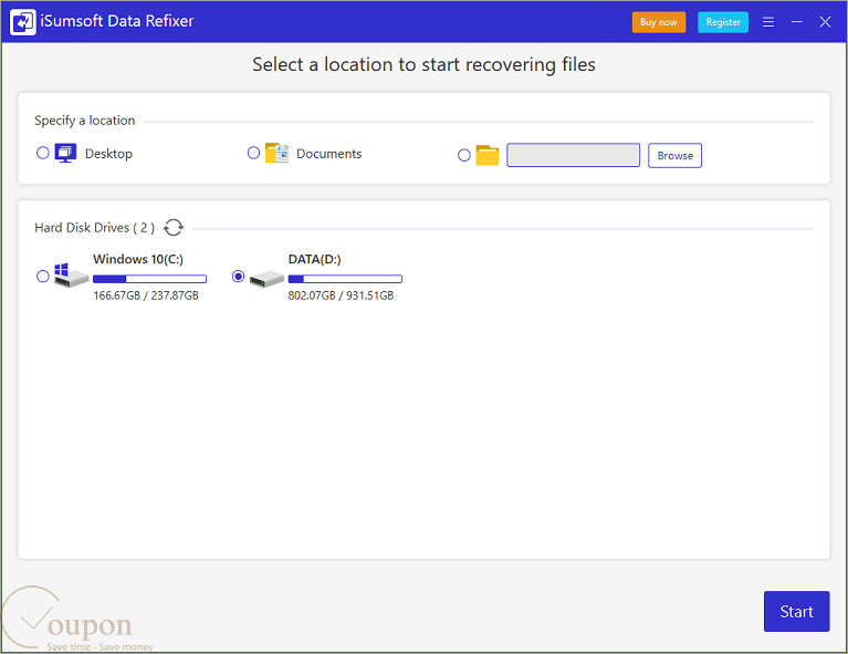Isumsoft Data Refixer Screenshot