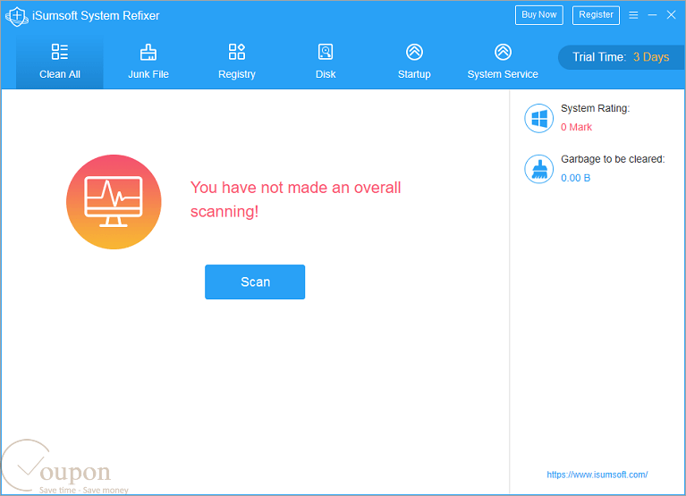 Isumsoft System Refixer Screenshot
