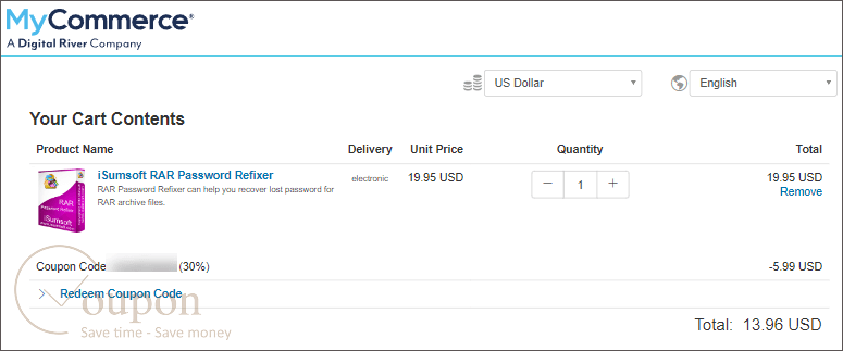 Isumsoft Zar Password Refixer Coupon Code