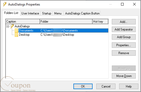 Metaproducts Autodialogs Screenshot