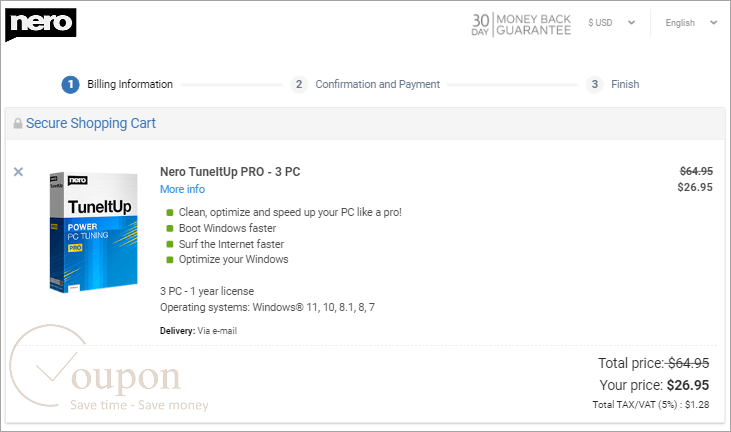 Nero Tuneitup Pro Coupon Code