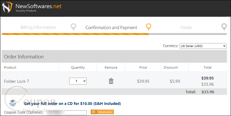 Newsoftwares Folder Lock Coupon Code