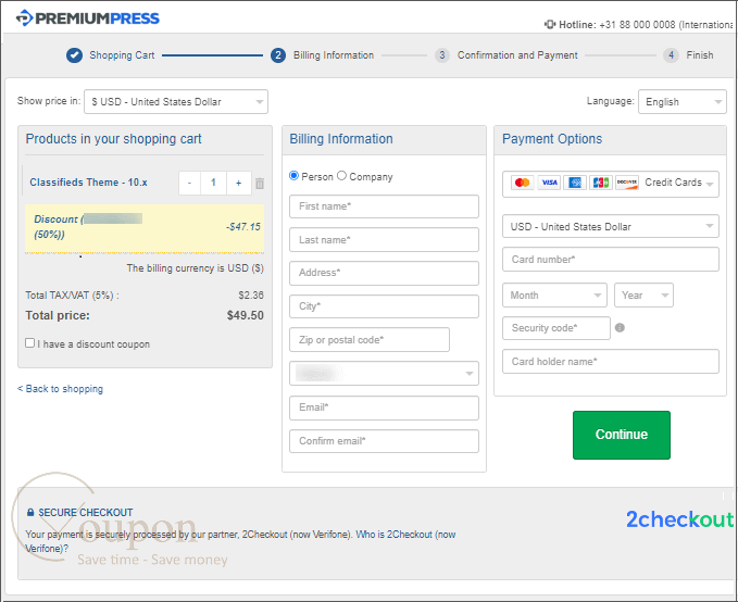 Premiumpress Classifieds Theme Coupon Code