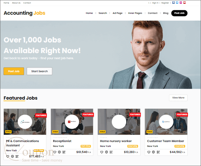 Premiumpress Job Board Theme Screenshot