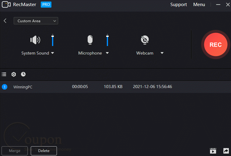 Recmaster Pro Screenshot