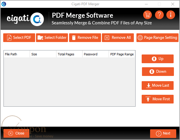 Cigati Pdf Merge Screenshot