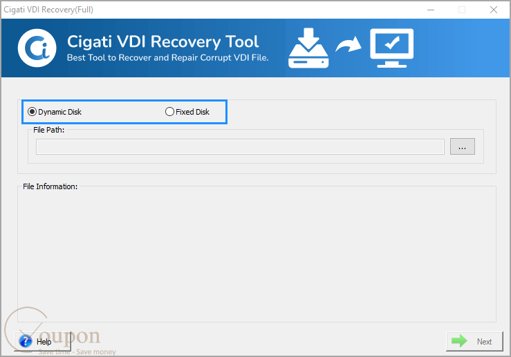 Cigati Vdi Recovery Screenshot