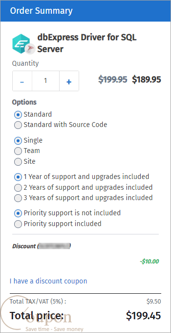 Dbexpress Driver For Sql Server Coupon Code