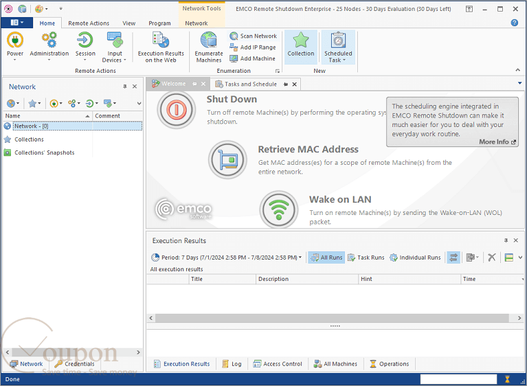 Emco Remote Shutdown Screenshot