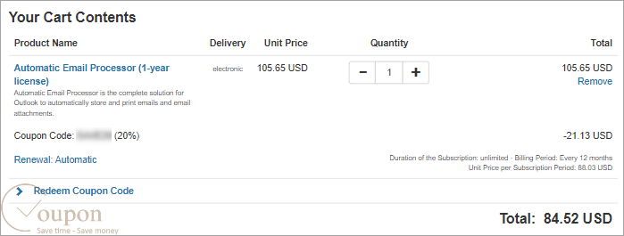 Gillmeister Automatic Email Processor Coupon Code