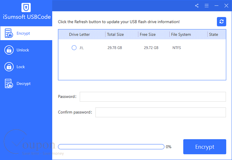 Isumsoft Usbcode Screenshot