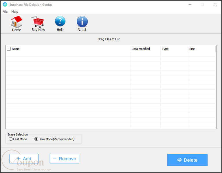Isunshare File Deletion Genius Screenshot