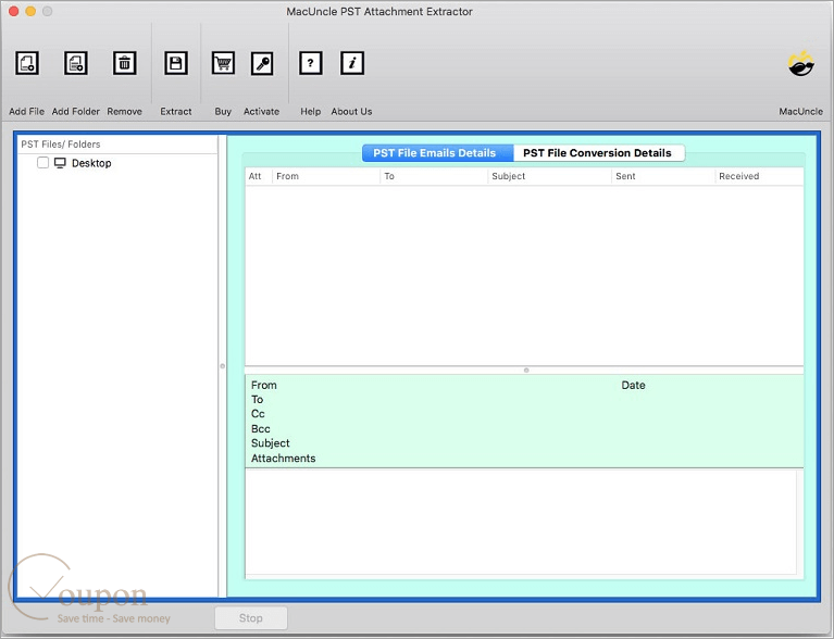 Macuncle Pst Attachment Extractor Screenshot