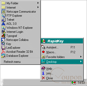 Neuber Rapidkey Screenshot