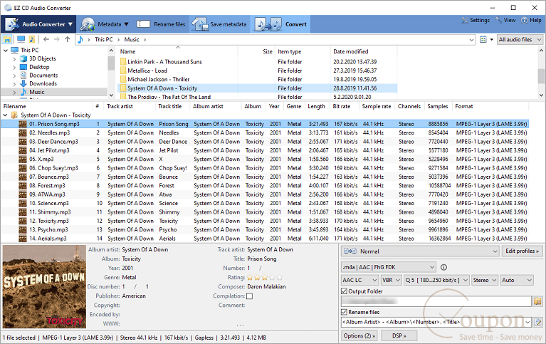 Poikosoft Ez Cd Audio Converter Screenshot