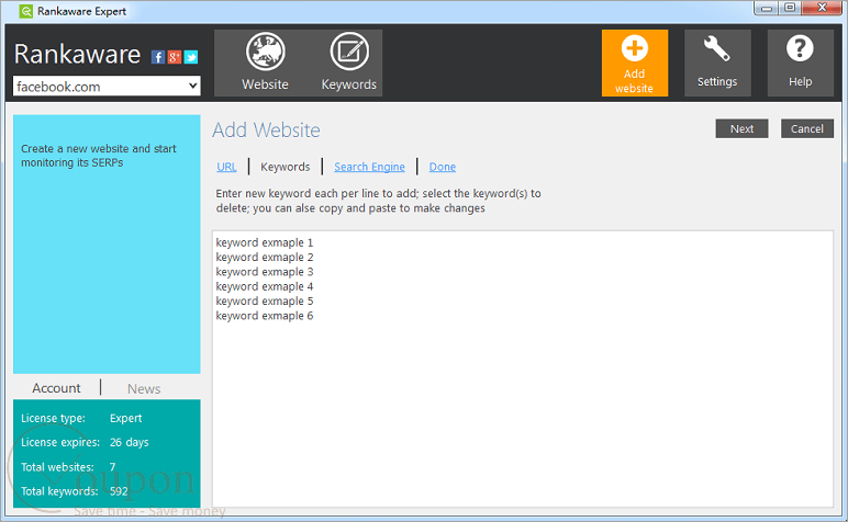 Rankaware Screenshot