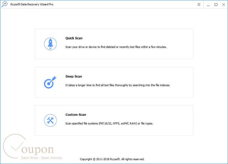 Rcysoft Data Recovery Wizard Pro Screenshot