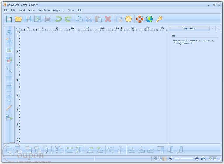 Ronyasoft Poster Designer Screenshot