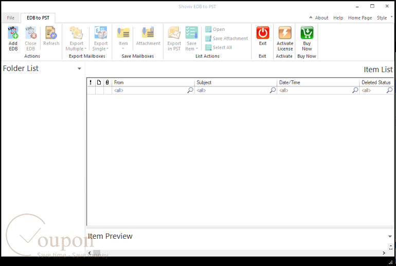 Shoviv Edb To Pst Screenshot