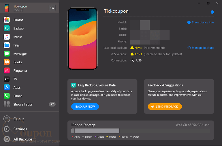 Softorino Alttunes Screenshot