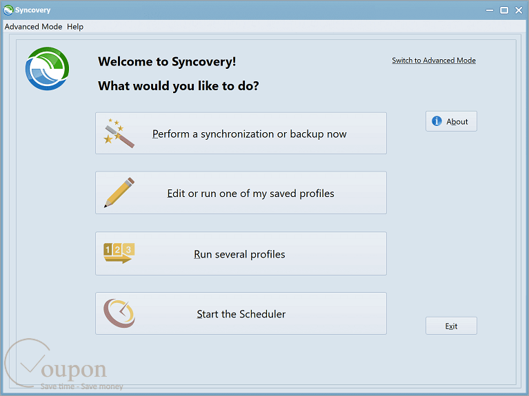 Syncovery For Windows Screenshot
