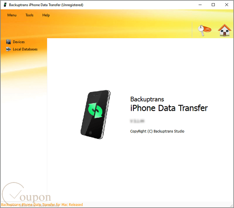 Backuptrans Iphone Data Transfer Screenshot