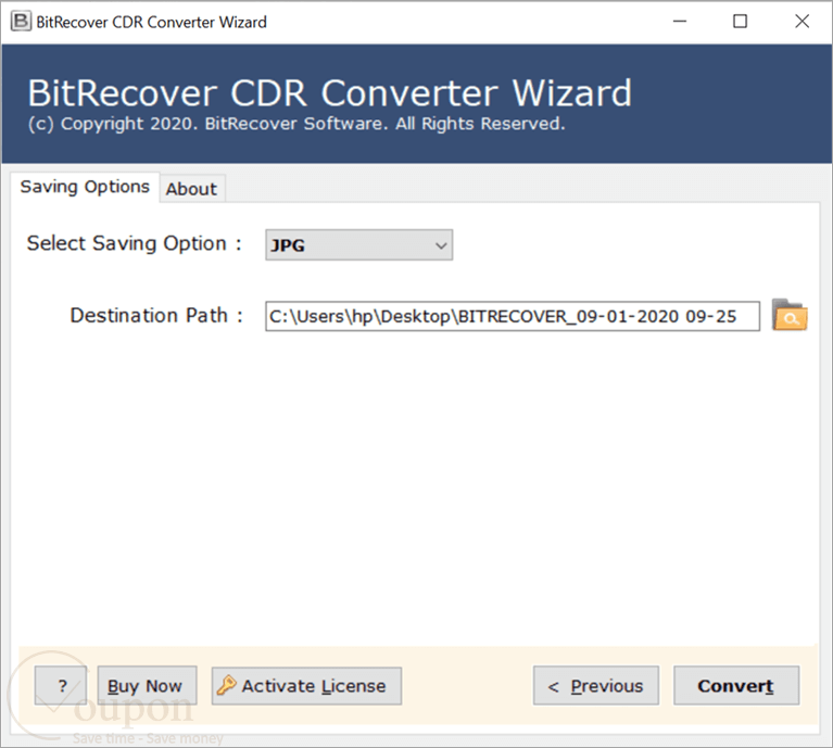 Bitrecover Cdr Converter Wizard Screenshot