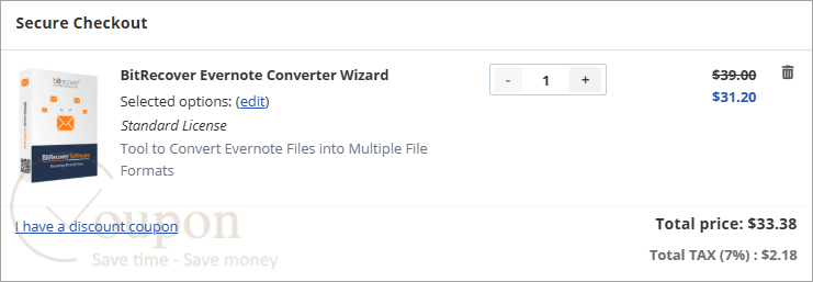 Bitrecover Evernote Converter Wizard Coupon Code