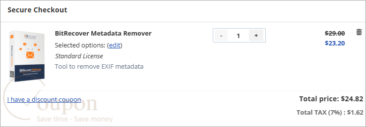 Bitrecover Metadata Remover Coupon Code