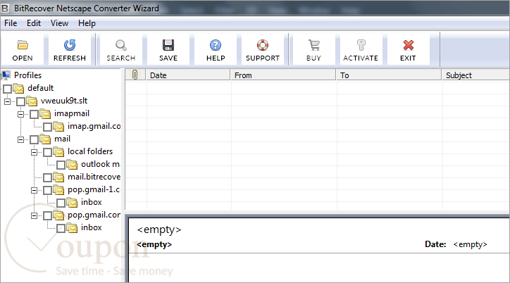 Bitrecover Netscape Converter Wizard Screenshot