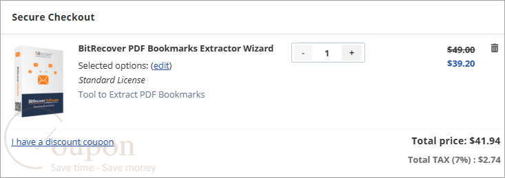 Bitrecover Pdf Bookmarks Extractor Wizard Coupon Code
