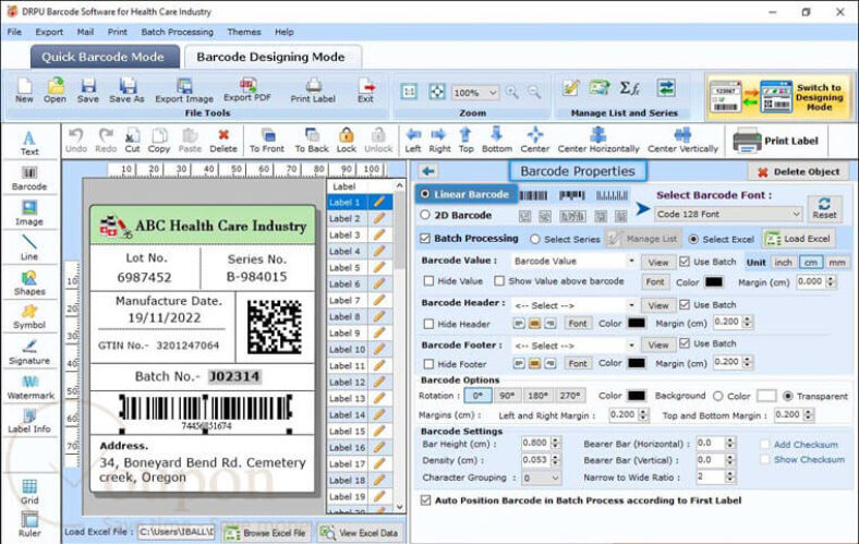 40% Off DRPU Healthcare Industry Barcode Label Maker Software Coupon