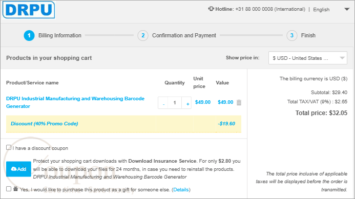 Drpu Industrial Manufacturing And Warehousing Barcode Generator Coupon