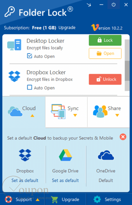 Folder Lock Screenshot