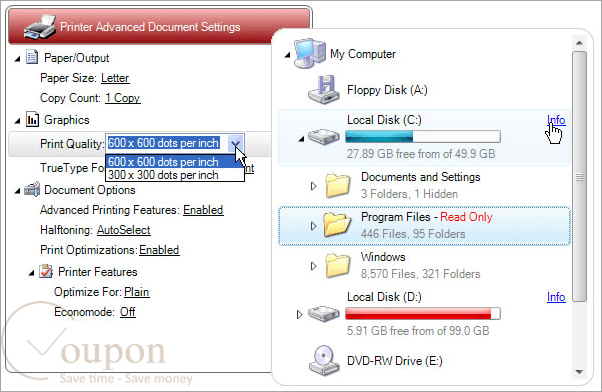 Integralui Treeview Screenshot
