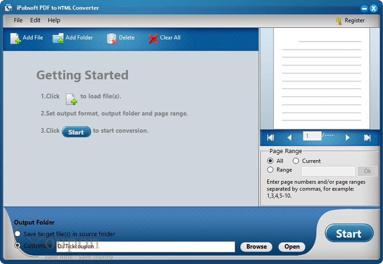 Ipubsoft Pdf To Html Converter Screenshot