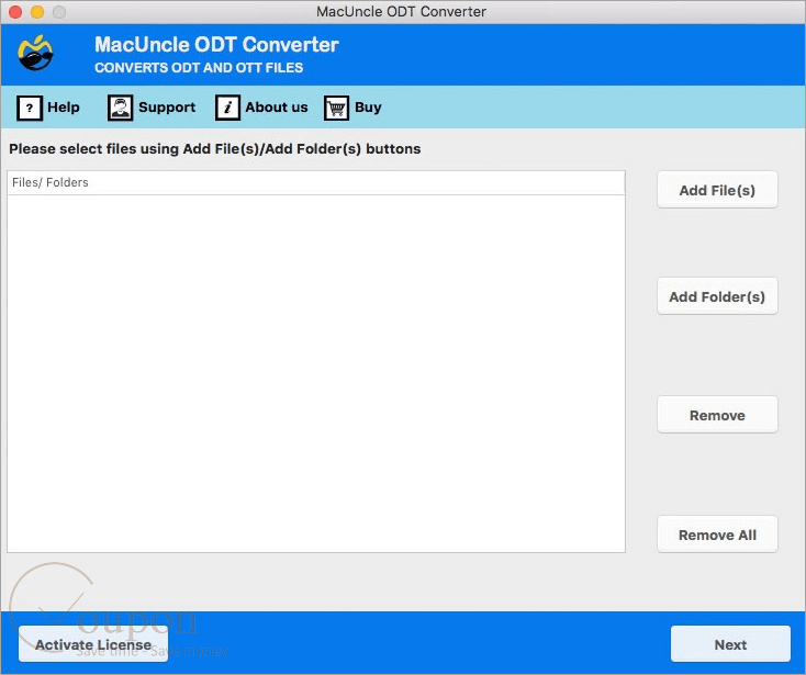 Macuncle Odt Converter Screenshot