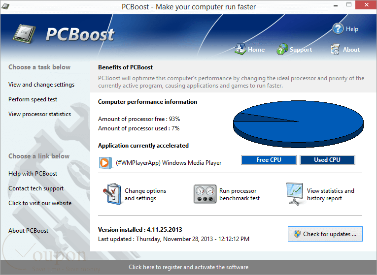 Pcboost Screenshot