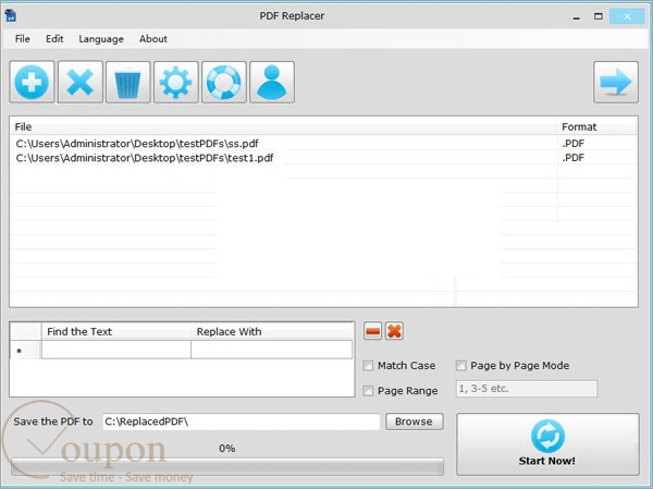 Pdf Replacer Screenshot