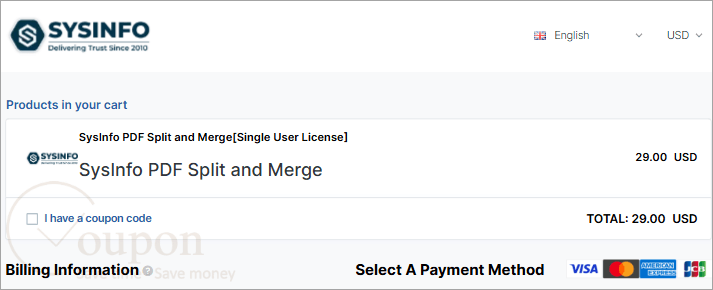 Sysinfo Pdf Split And Merge Coupon Code