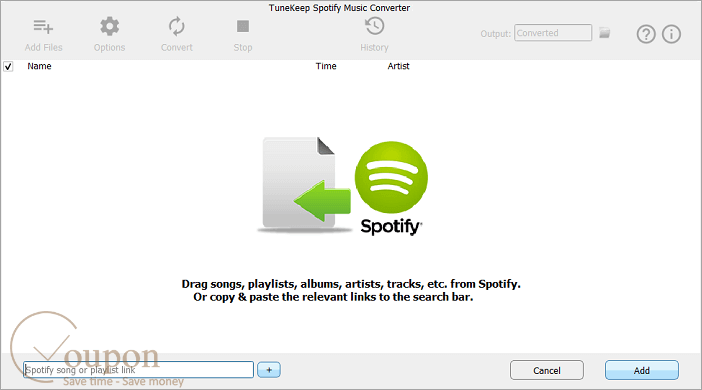 Tunekeep Spotify Music Converter Screenshot