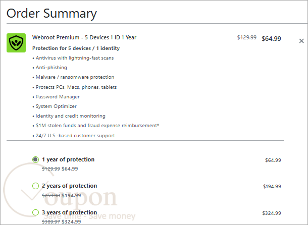Webroot Premium Coupon Code