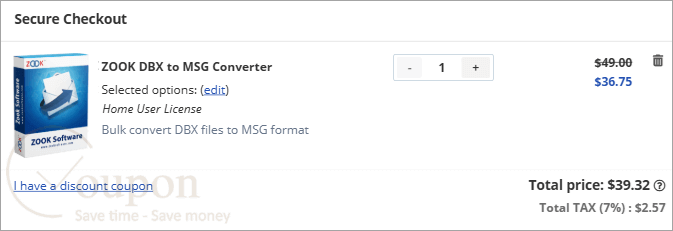 Zook Dbx To Msg Converter Coupon Code