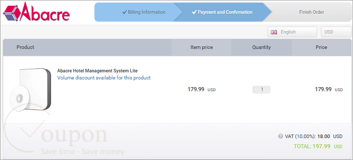 Abacre Hotel Management System Coupon Code