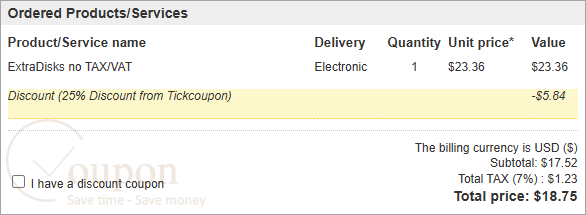 Extradisks Coupon Code