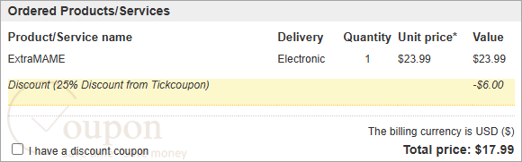 Extramame Coupon Code
