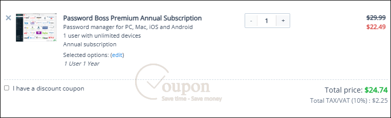 How To Use Password Boss Coupon Code